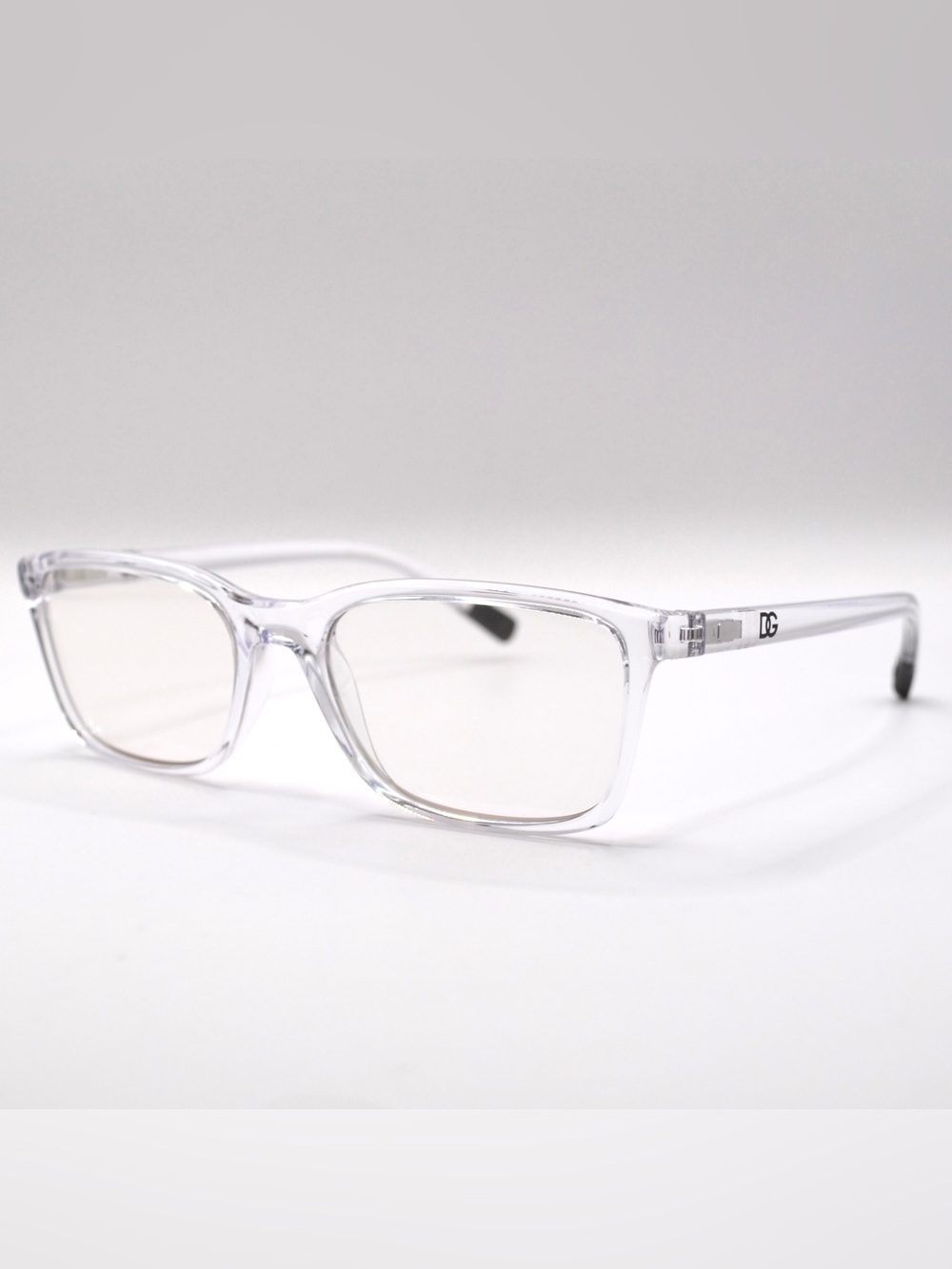 Dolce & Gabbana DG5091 Blue Light Glasses Crystal 55 Unisex | New | Box | Tags